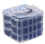 Набор пластик кейс  КЛИПС 620шт, набор съемников (12,5х15х14,5см) ЕРМАК 690195