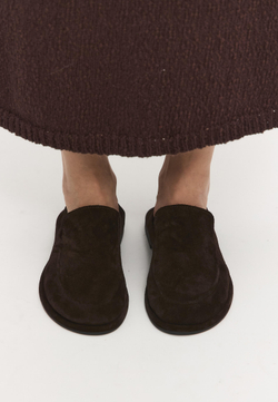 Лоферы // Julia // Chocolate // Suede