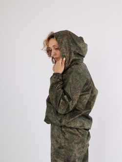 Костюм для активного отдыха Prival Ветровлагозащитный, женский, кмф Пиксель