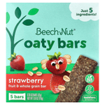 Beech-Nut, овсяные батончики, для детей от 12 месяцев, клубника, 5 батончиков по 22 г (0,78 унции)