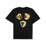 Футболка Питерский щит Кольца черная