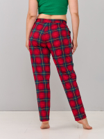 Брюки Б-18/красносиняя-клетка
