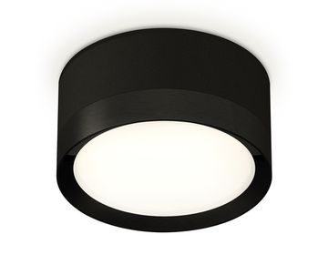 Комплект накладного светильника 1*GX53 XS8102002 SBK/PBK черный песок/черный полированный(C8102, N8113) DIY System Complects Ambrella