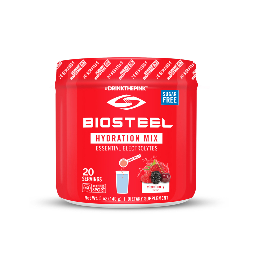 Изотоник Biosteel Hydration Mix Ягодное Ассорти, 140 г, 20 порций
