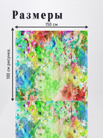 Оксфорд с принтом 2 метра №1 210 D