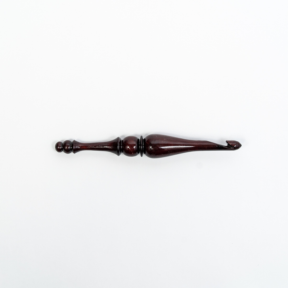 Деревянный крючок для вязания из древесины кедра 9 мм. K205