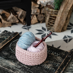 Деревянный крючок для вязания из древесины кедра 9 мм. K225