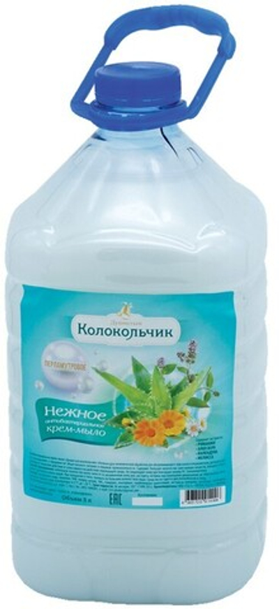 Жидкое мыло Колокольчик 5 л АНТИБАКТЕРИАЛЬНОЕ (1/3)