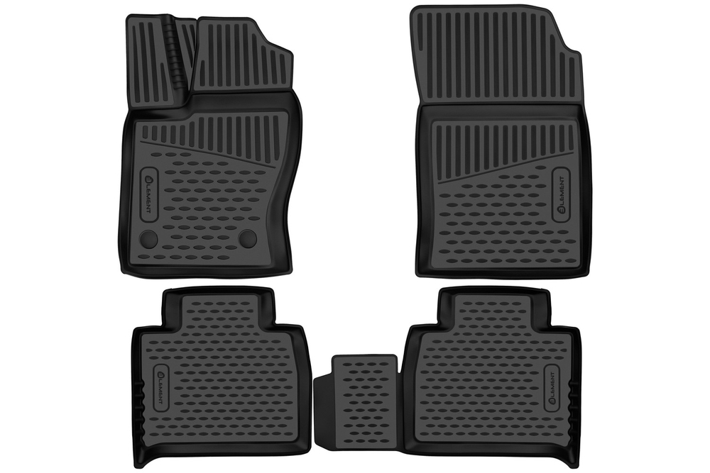 Коврики в салон для TANK 500 2022-, 4шт. (Повышенная устойчивость, повышенная износостойкость) FORMAT.3DAN0400210K