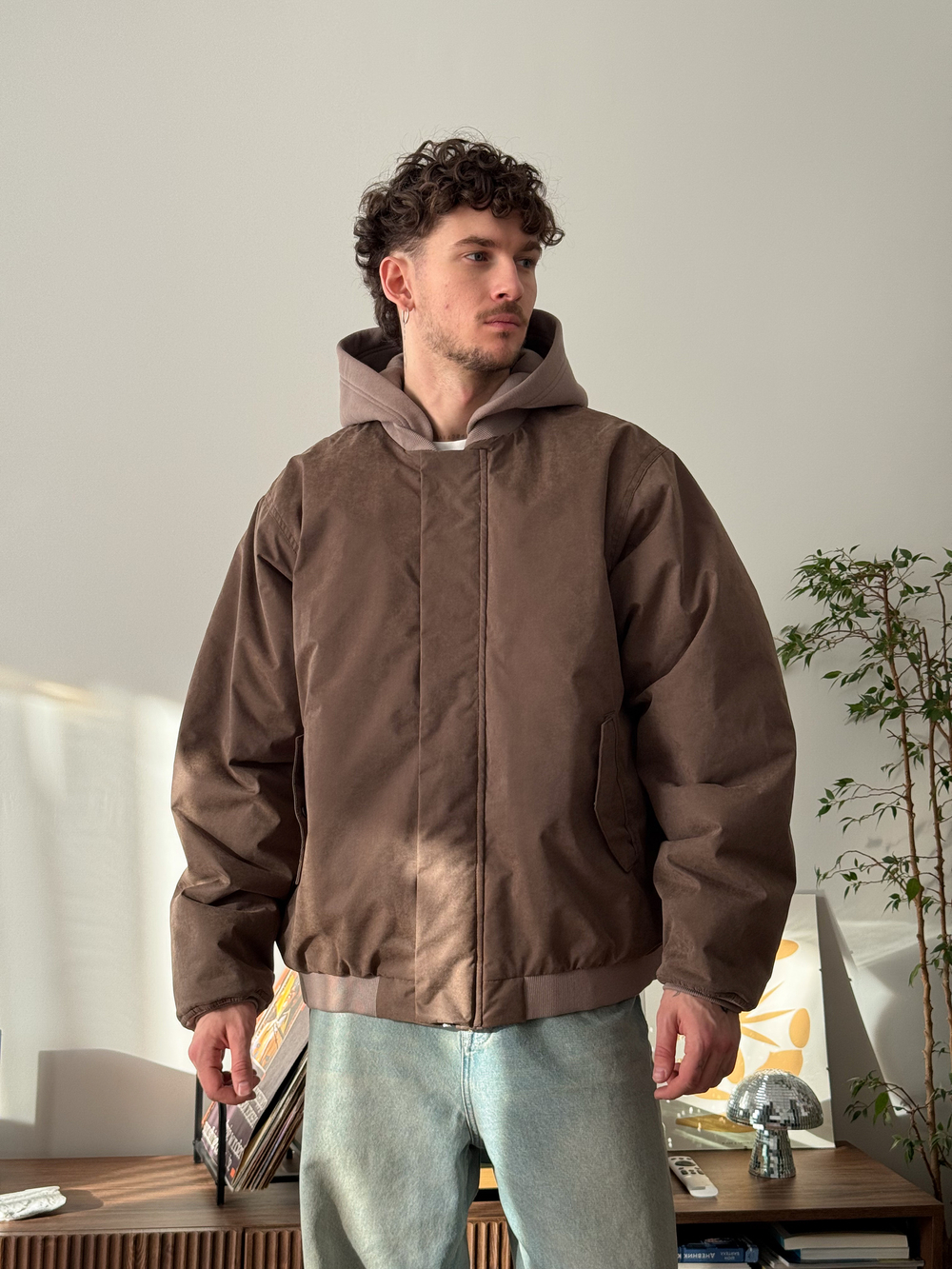 Бомбер Peach Brown