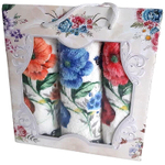 Набор из 3-х махровых полотенец в подарочной упаковке, 100% хлопок, Китай.