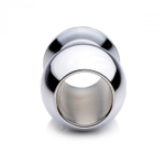 Малый анальный расширитель Small Abyss 1.5 Inch Hollow Anal Dilator - 6,1 см. (Цвет: серебристый)