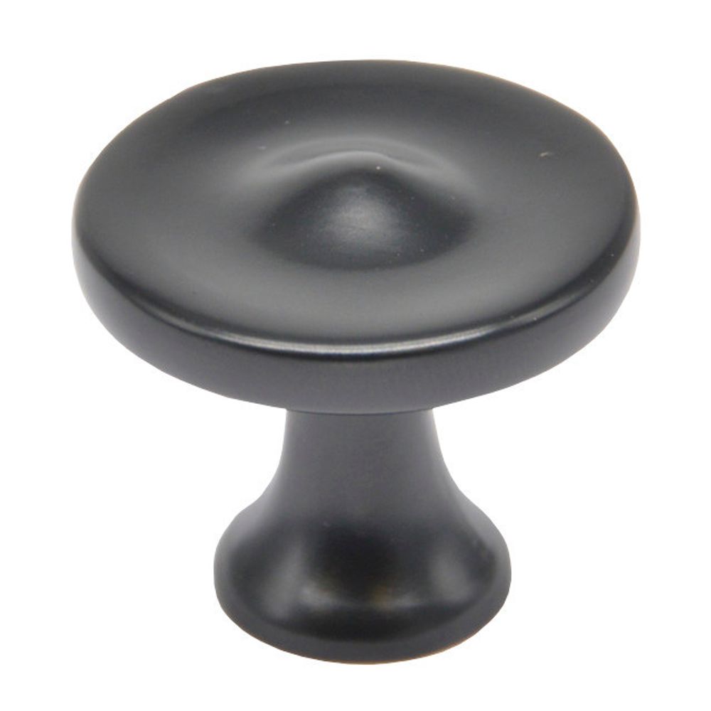 Ручка мебельная кнопка EDSON 1701 Black Matt