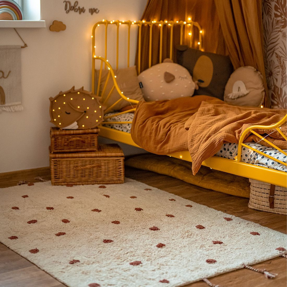 Стираемый коврик Nattiot Nümi Ambre (100 x 150 см), хлопок, бежевый