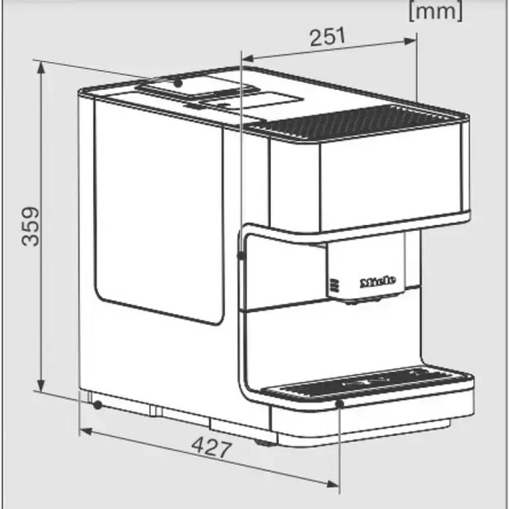 Кофемашина Miele CM 6160 LOWS