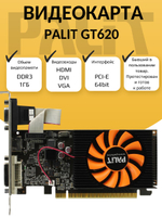 Видеокарта NVIDIA GT620 1ГБ