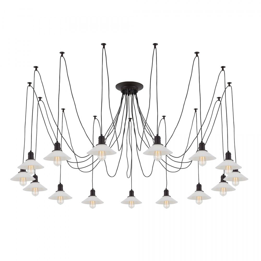 Citilux Эдисон CL451152 Люстра паук Венге