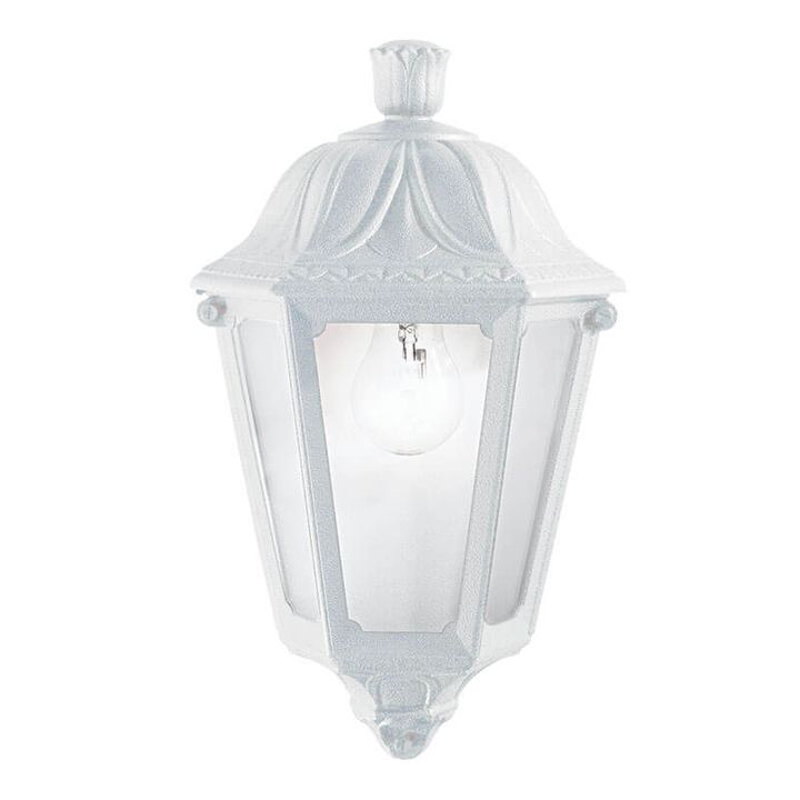 Уличный настенный светильник Ideal Lux Anna AP1 Small Bianco 120430