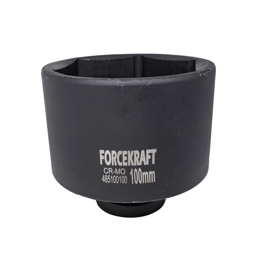 Головка ударная глубокая 1'', 100мм (6гр.) FORCEKRAFT FK-485100100