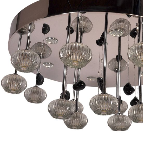 Люстра потолочная MANNE PL.7447-15+6(CR) d80