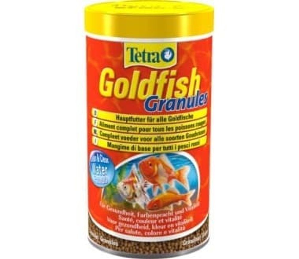 TetraGoldfish Granules основной корм в гранулах для золотых рыб 500 мл