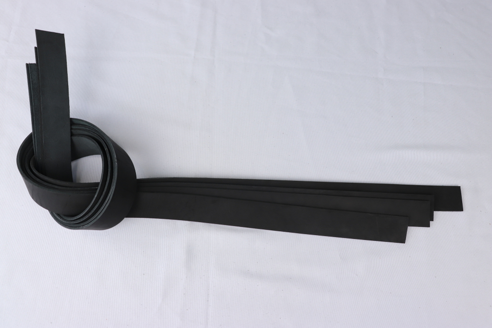 Ременная заготовка Блэк с жировой отделкой гладкая