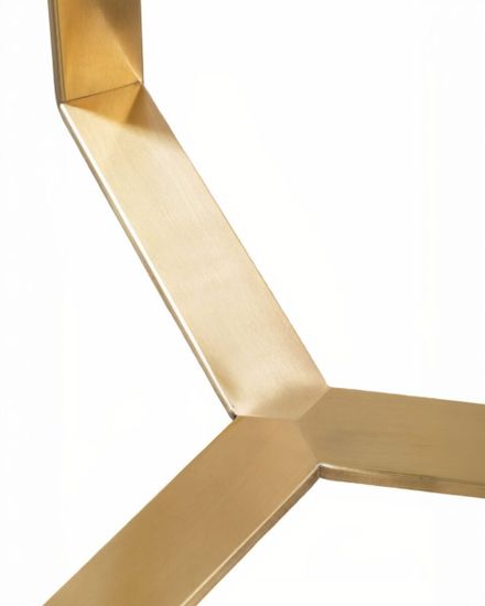 Золотой приставной столик “Ульм”