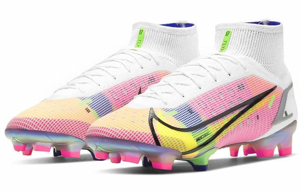 Кроссовки Nike Mercurial Superfly 8 14 Fg "White Multicolor"