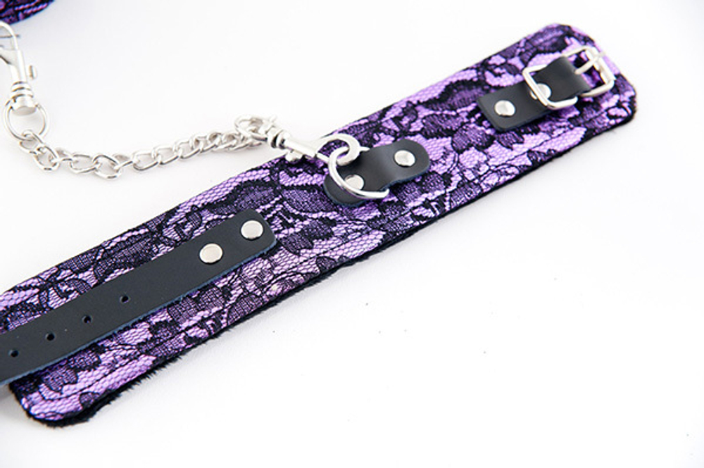 Пурпурные кружевные поножи ToyFa Marcus 712003