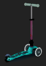 Самокат Mini Micro Deluxe Orion LED складной, розовый