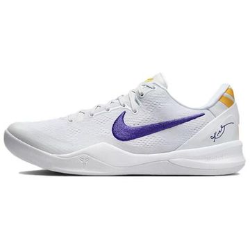 NIKE Kobe 8 Баскетбольные кроссовки Низкие Белые кроссовки