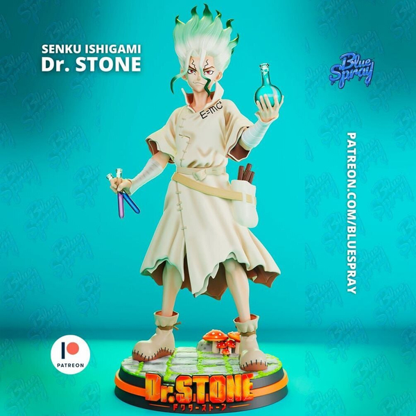 Сэнку Исигами Доктор Стоун Фигурка Senkuu Ishigami Dr. Stone