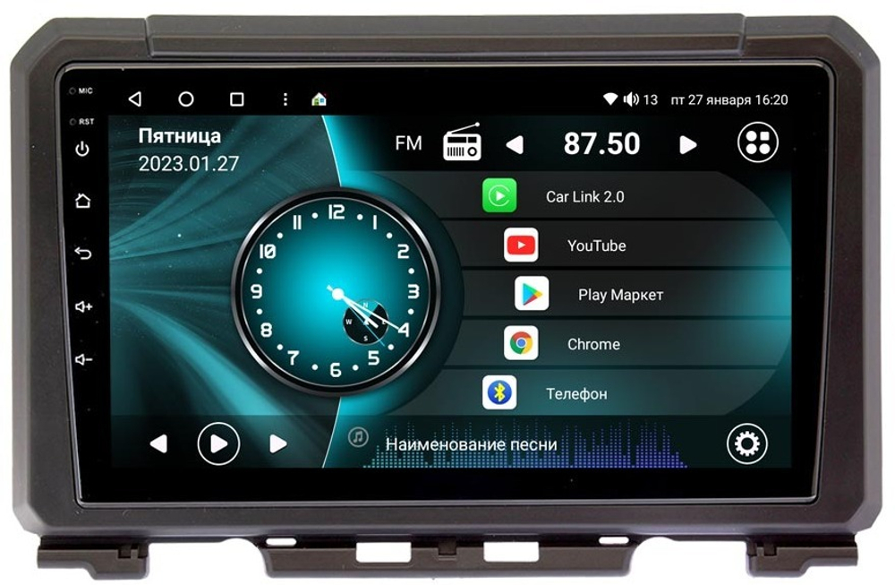 Магнитола для Suzuki Jimny 2019+ - Vaycar VA75-3179 на Android 13, 8-ядер, 2Гб-32Гб, 4G SIM-слот