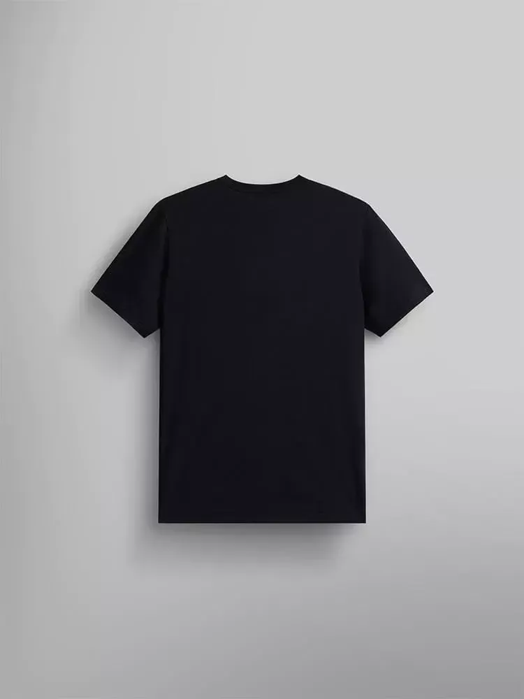 Футболка Alpha Industries Alpha Warped Label Tee Черная