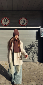 Комплект шапка и шарф модель 012