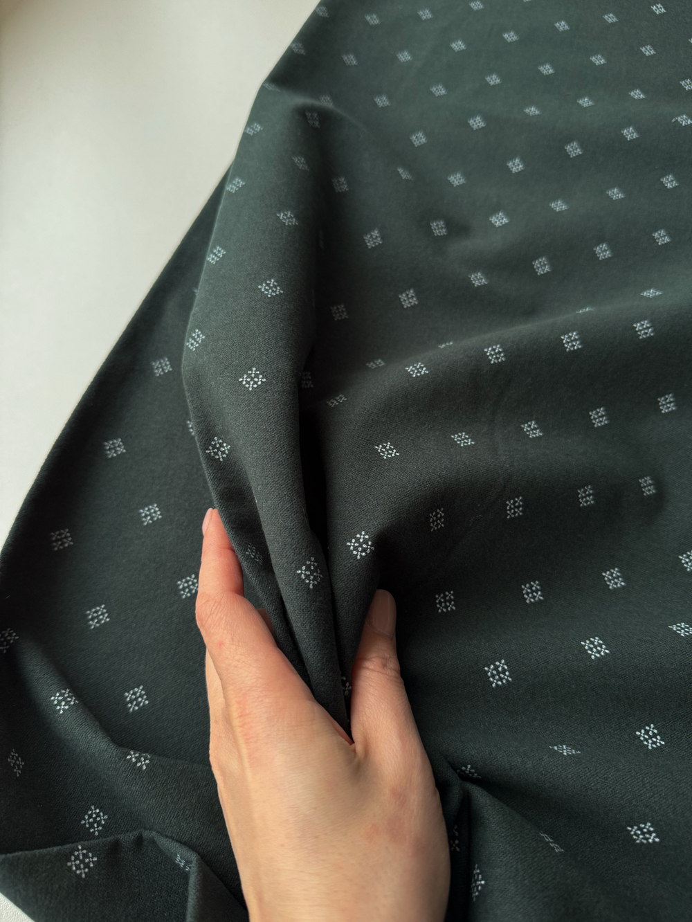 Фланель Ромбы на хвое