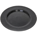 Тарелка 32см «Блэк рояль» черная