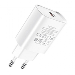 Сетевое зарядное устройство Hoco N14 PD 20W с кабелем Lightning - Type-C, 012711 Белый