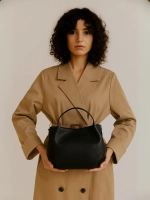 сумка через плечо классическая натуральная кожа