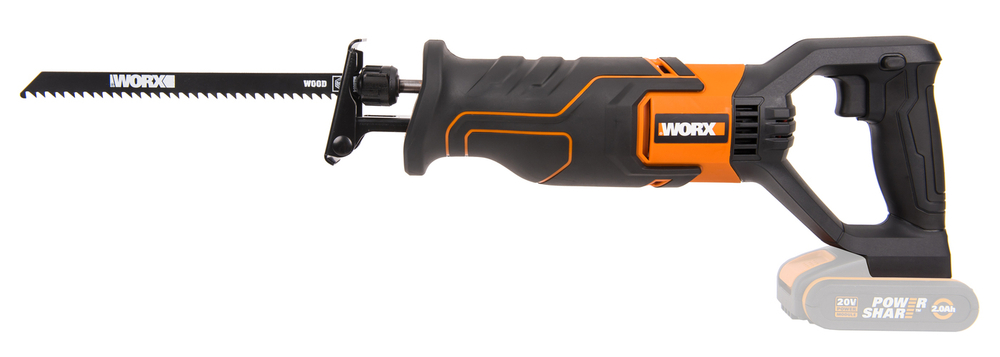 Сабельная пила аккумуляторная WORX WX500