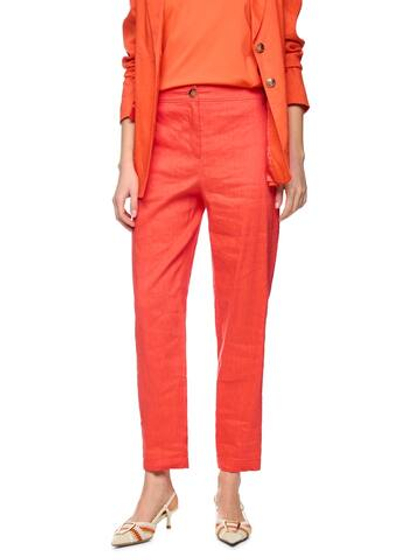 Marc Cain Брюки из смеси льна и вискозы