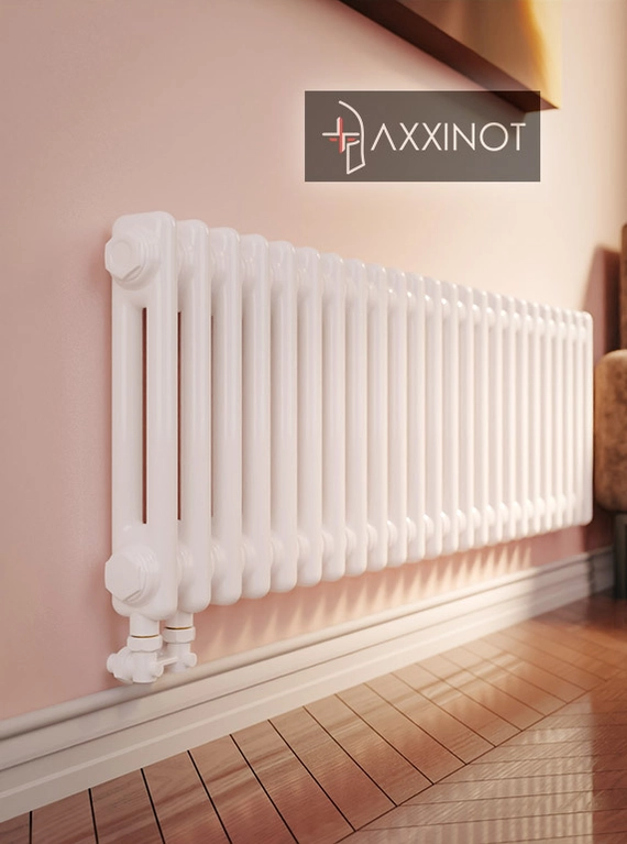 Axxinot Sentir 2040 - двухтрубный трубчатый радиатор высотой 400 мм, нижнее подключение