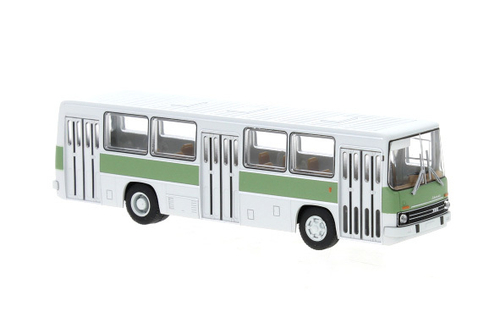 Городской автобус Ikarus 260, светло-серый/зеленый, 1972, 1:87