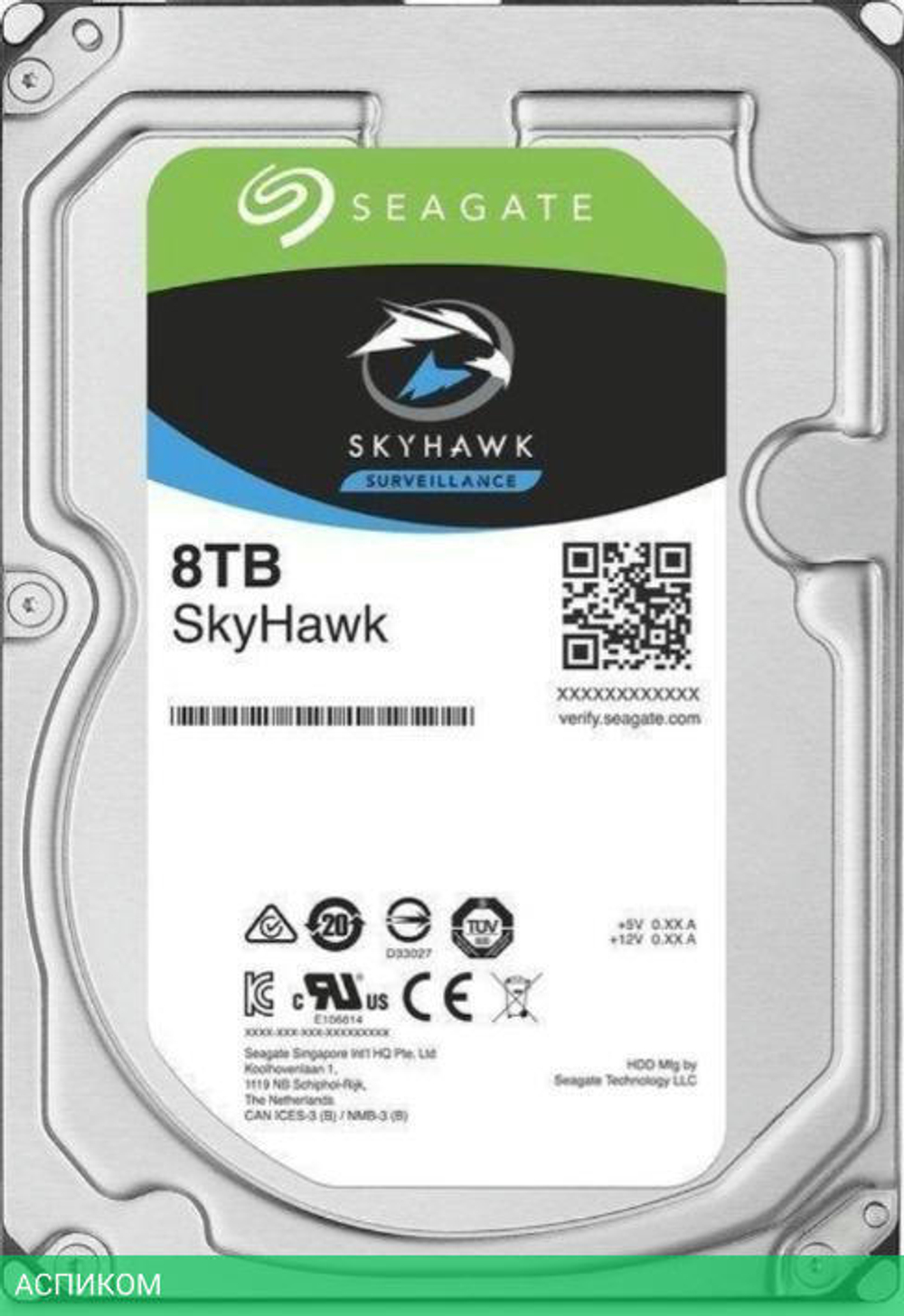 Жесткий диск Seagate/Dahua SkyHawk 8TB (ST8000VX009)