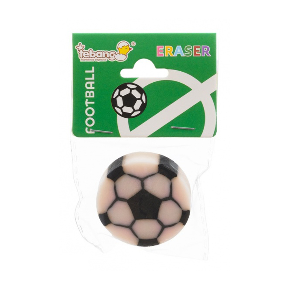 Ластик Basir, фигурный, серия "Мячи", цветной корпус, в пластиковой упаковке