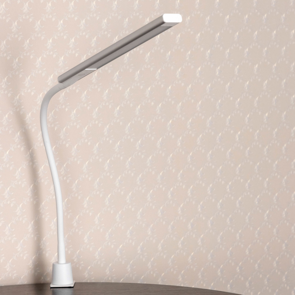 Citilux Рио CL803090N Настольная лампа гибкая на струбцине Белая