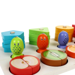 Развивающая игрушка 3 в 1 деревянная (2 вида сортер, рыбалка), коробка C-41639