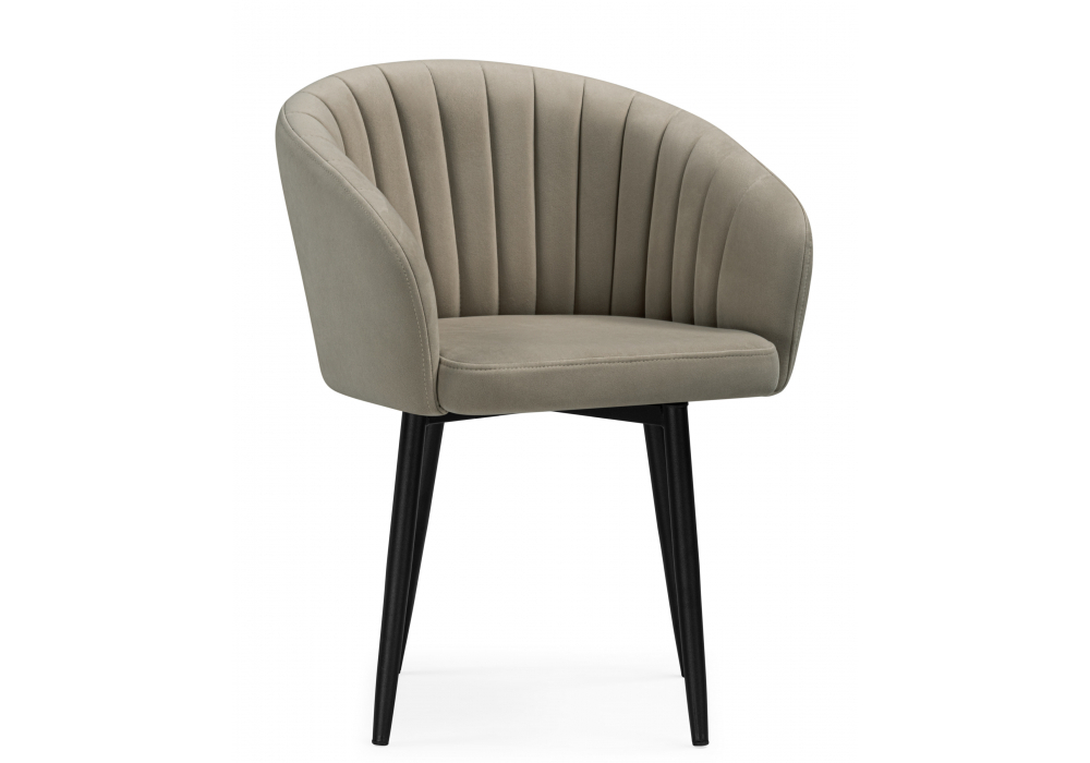 Стул на металлокаркасе Woodville Моншау marseille 13 данс, черный, ножки черные