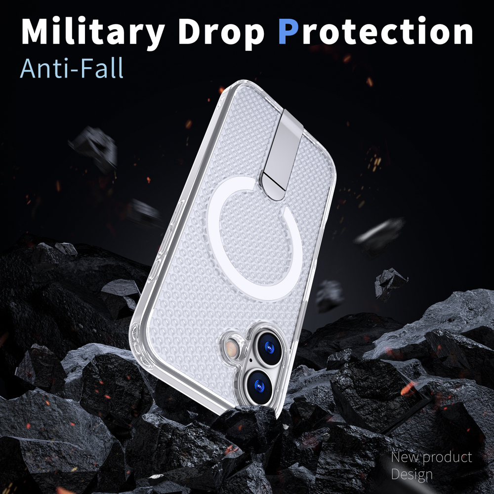 Прозрачный чехол Mesh Pro Magnetic Case для iPhone 17