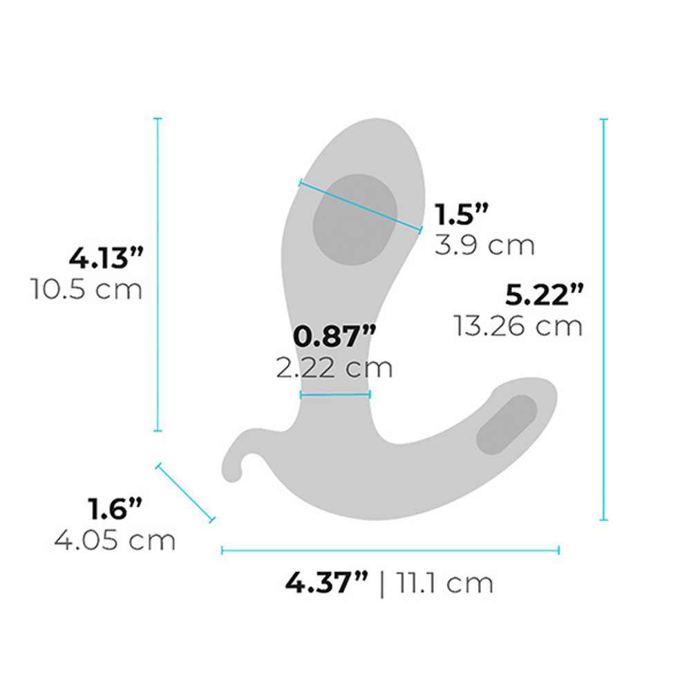 Черный анальный стимулятор с расширением и вибрацией b-Vibe Expand Plug BV-048-BLK